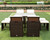 9 Pieces Patio Dining Sets Outdoor Space Saving Rattan Chairs with Glass Table Patio Furniture Sets Cushioned Seating and Back Sectional Conversation Set 9 Pieces Patio Dining Sets Outdoor Space Saving Rattan Chairs with Glass Table Patio Furniture Sets Cushioned Seating and Back Sectional Conversation Set