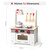 Children's Intellectual Education Enlightenment White Wooden Gourmet Cooking Kitchen Toy Set Children's Intellectual Education Enlightenment White Wooden Gourmet Cooking Kitchen Toy Set