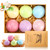 6Pcs Essential Oil Scented Bubble Bath Salts Bombs Birthday Gifts for Women Kids 6Pcs Essential Oil Scented Bubble Bath Salts Bombs Birthday Gifts for Women Kids