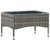 Coffee Table Gray 23.6"x15.7"x14.2" Poly Rattan Coffee Table Gray 23.6"x15.7"x14.2" Poly Rattan