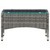 Coffee Table Gray 23.6"x15.7"x14.2" Poly Rattan Coffee Table Gray 23.6"x15.7"x14.2" Poly Rattan