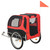 Dog Bike Trailer Red and Black Dog Bike Trailer Red and Black