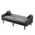 FUTON SOFA SLEEPER  VELVET WITH 2 PILLOWS FUTON SOFA SLEEPER  VELVET WITH 2 PILLOWS