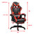 PU gaming chair, swivel recliner with adjustable backrest and seat height, high back gaming chair with footrest, office chair with 360° swivel, suitable for office or gaming PU gaming chair, swivel recliner with adjustable backrest and seat height, high back gaming chair with footrest, office chair with 360° swivel, suitable for office or gaming