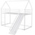 Twin over Twin House Bunk Bed with Ladder and Slide Twin over Twin House Bunk Bed with Ladder and Slide