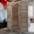 4-Panel Wood Room Divider Louver Partition Screen, 5.6 Ft. Tall Folding Privacy Screen for Home Office, Bedroom, Rustic Brown XH 4-Panel Wood Room Divider Louver Partition Screen, 5.6 Ft. Tall Folding Privacy Screen for Home Office, Bedroom, Rustic Brown XH