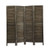 4-Panel Wood Room Divider Louver Partition Screen, 5.6 Ft. Tall Folding Privacy Screen for Home Office, Bedroom, Rustic Brown XH 4-Panel Wood Room Divider Louver Partition Screen, 5.6 Ft. Tall Folding Privacy Screen for Home Office, Bedroom, Rustic Brown XH