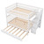 Full over Full Bunk Bed with Trundle and Staircase Full over Full Bunk Bed with Trundle and Staircase