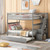 Full over Full Bunk Bed with Trundle and Staircase Full over Full Bunk Bed with Trundle and Staircase