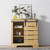 Side Cabinet Buffet Sideboard with Sliding Barn Door and Interior Shelves Side Cabinet Buffet Sideboard with Sliding Barn Door and Interior Shelves