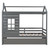 Twin Size House Bed Wood Bed with Twin Size Trundle Twin Size House Bed Wood Bed with Twin Size Trundle