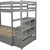 Twin over Twin/King Bunk Bed with Twin Size Trundle Twin over Twin/King Bunk Bed with Twin Size Trundle