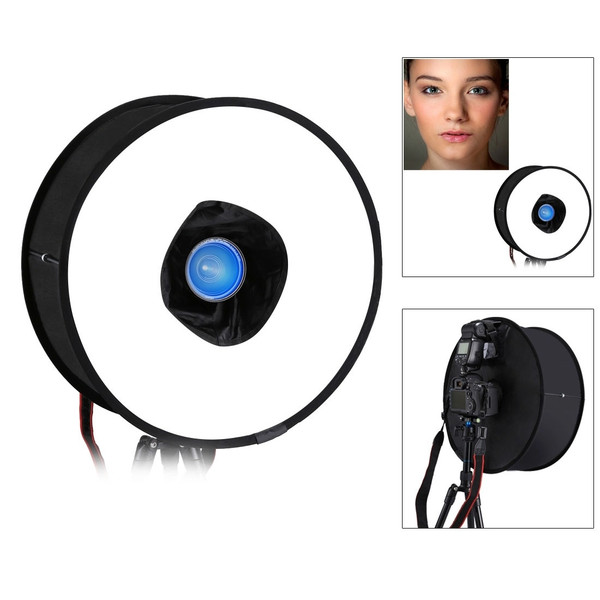 PULUZ 45cm Round Style Macro and Portrait Softbox SpeedLite Flash Light Foldable Diffuser PULUZ 45cm Round Style Macro and Portrait Softbox SpeedLite Flash Light Foldable Diffuser