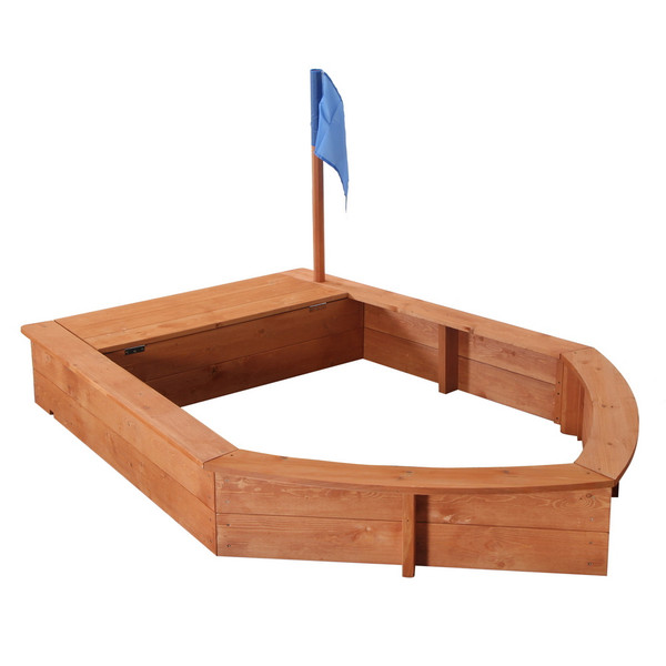 Kids Wooden Sandboat Backyard Sandboxes Kids Wooden Sandboat Backyard Sandboxes