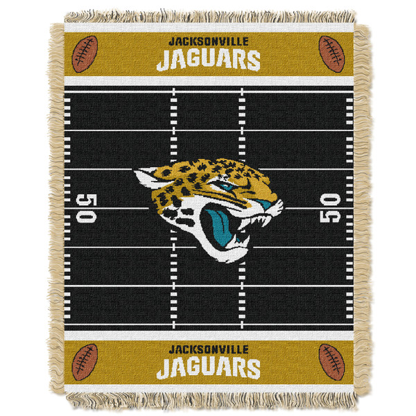 Jaguars OFFICIAL National Football League, "Field" Baby 36"x 46" Triple Woven Jacquard Throw by The Northwest Company Jaguars OFFICIAL National Football League, "Field" Baby 36"x 46" Triple Woven Jacquard Throw by The Northwest Company