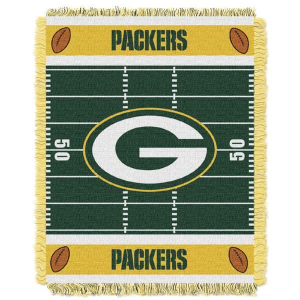 Packers OFFICIAL National Football League, "Field" Baby 36"x 46" Triple Woven Jacquard Throw by The Northwest Company Packers OFFICIAL National Football League, "Field" Baby 36"x 46" Triple Woven Jacquard Throw by The Northwest Company