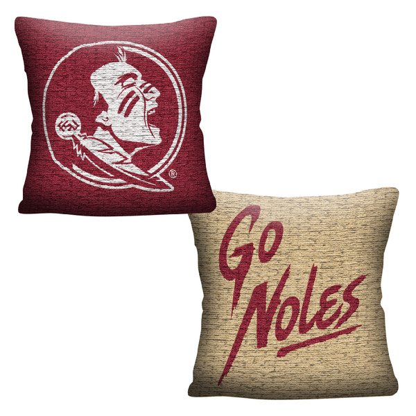 Florida State OFFICIAL NCAA "Invert" Woven Pillow Florida State OFFICIAL NCAA "Invert" Woven Pillow