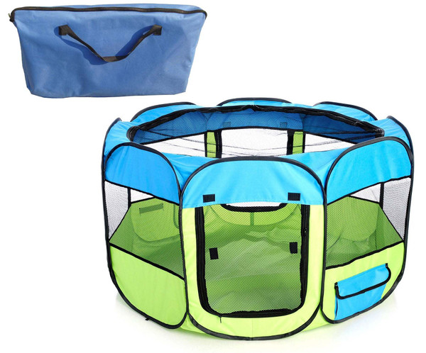 All-Terrain' Lightweight Easy Folding Wire-Framed Collapsible Travel Pet Playpen All-Terrain' Lightweight Easy Folding Wire-Framed Collapsible Travel Pet Playpen