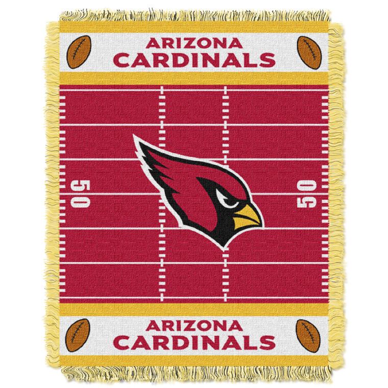 Cardinals OFFICIAL National Football League, "Field" Baby 36"x 46" Triple Woven Jacquard Throw by The Northwest Company