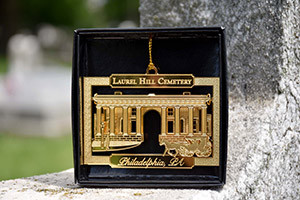 Laurel Hill Cemetery Gold Ornament