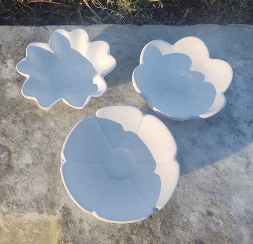 DIY Ceramic Flower Bowls