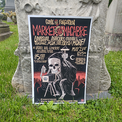 2022 Gone but Not Forgotten: Market of the Macabre Poster
