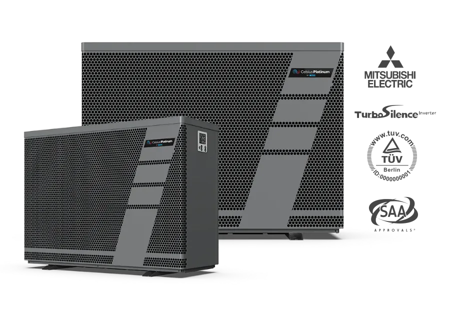 Celsius inverter swimming pool heat pump