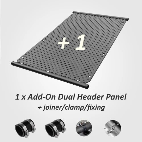 Dual header OKU add-on panel