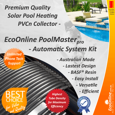 PoolMasterpro PVC Strip Solar Pool Heating System - Automatic Kit ...