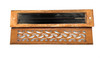 Wooden Incense Stick Burner - Honey Oak (Wave Design)