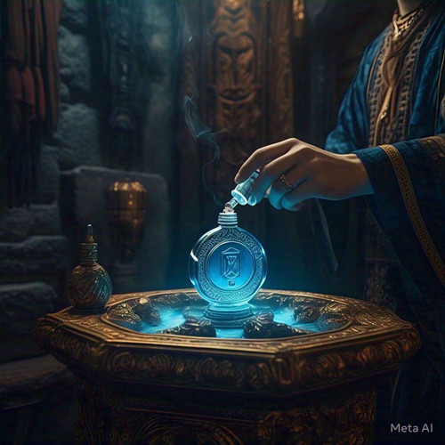 Blue Talisman inspired by Ex Nihlo The Misk Shoppe