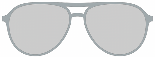 Aviator Grey Polarized Sunglasses