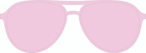 Aviator Light Pink Polarized Sunglasses