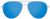 Clear x Blue Aviator Polarized Sunglasses