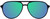 Black x Green Aviator Polarized Sunglasses