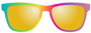 RAINBOW PETROL SUNGLASSES  Festival trends, Trending sunglasses