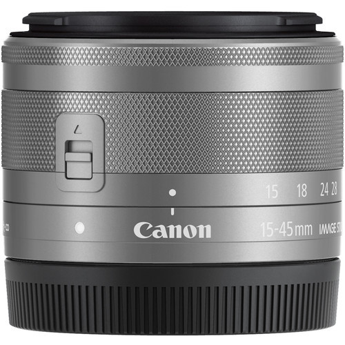 Canon EF-M 15-45mm f/3.5-6.3 IS STM Lens - Silver