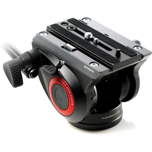 Manfrotto MT190X3 3-Section Aluminum Tripod with MVH500AH Fluid