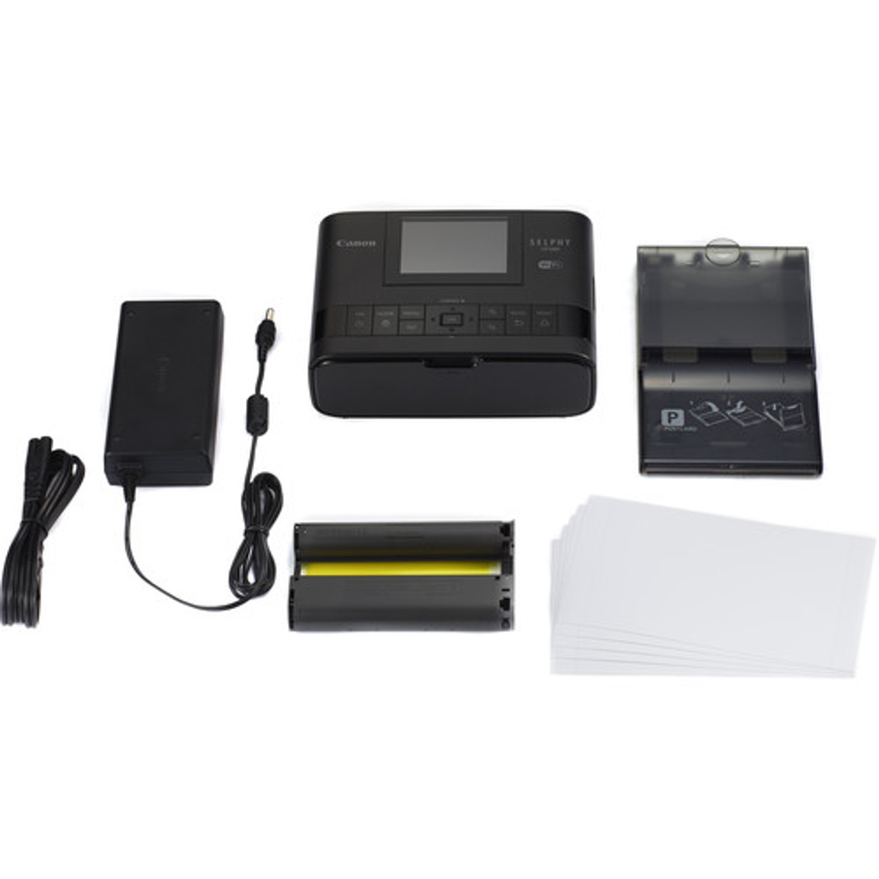 Image One Camera and VideoCanon SELPHY CP1300 Compact Photo Printer (Black)