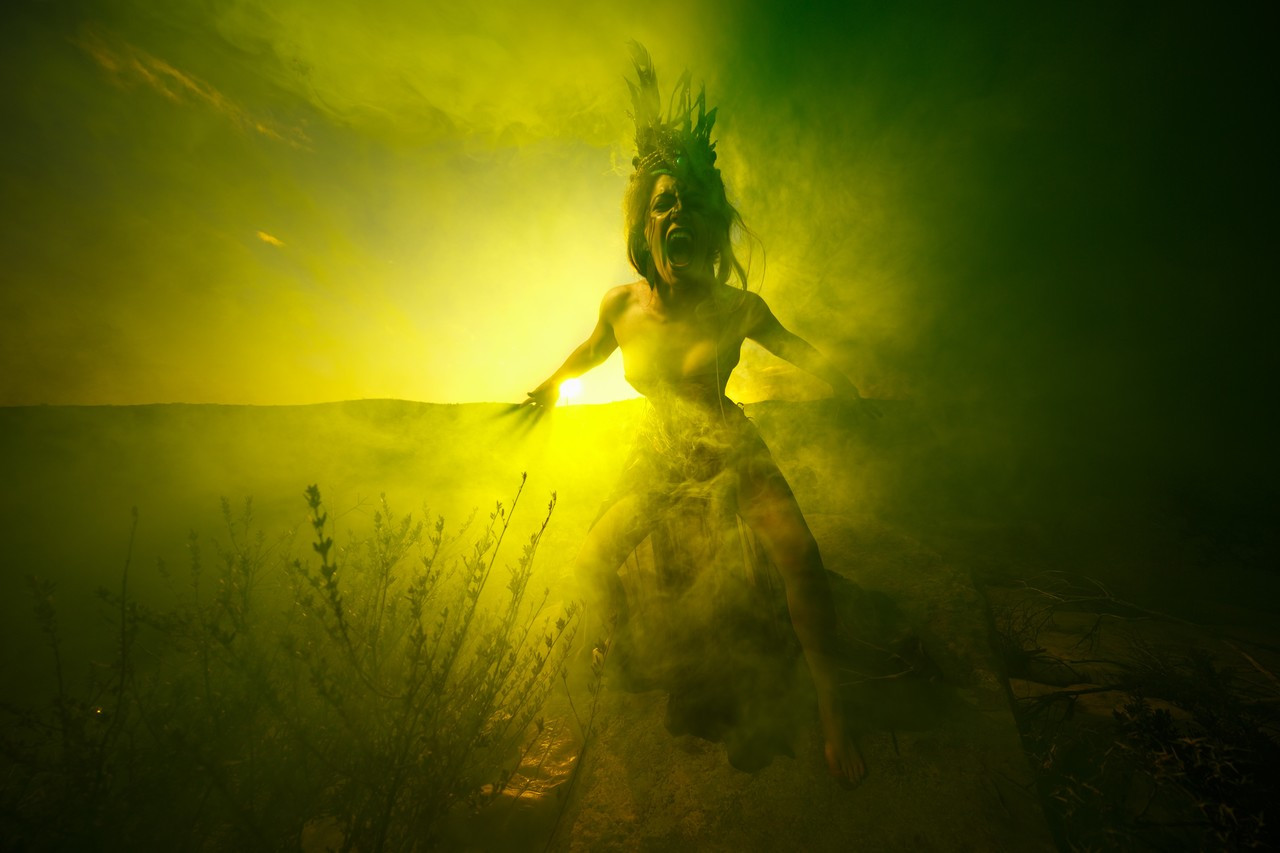 Creative Portraiture: Using Water, Smoke and Color