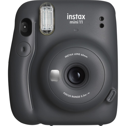 FUJIFILM INSTAX Mini 11 Instant Film Camera - Charcoal Gray