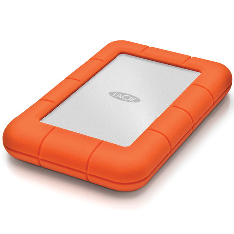 LACIE 外付けハードディスク オレンジ 1TB +32gbusb LaCie Rugged Mini External Hard Drive - USB 3.0 - 1TB