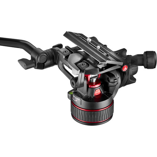 Manfrotto 608 Nitrotech Fluid Video Head and Aluminum Twin Leg