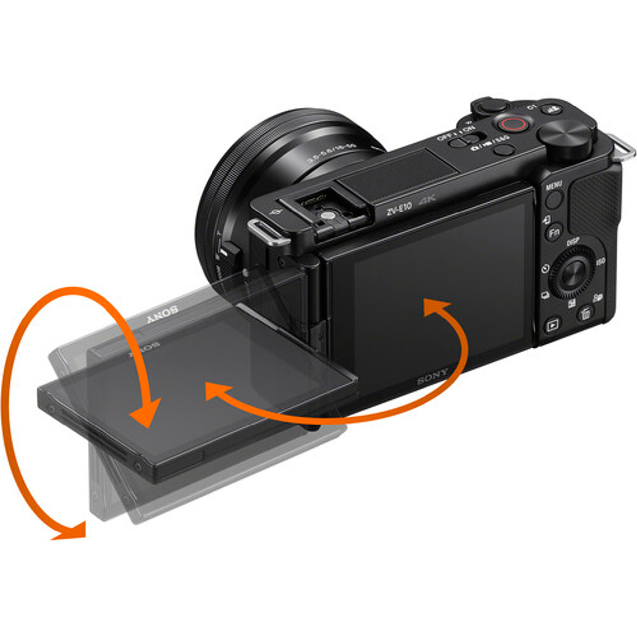 Sony ZV-E10 Mirrorless Camera with 16-50mm Lens - Black