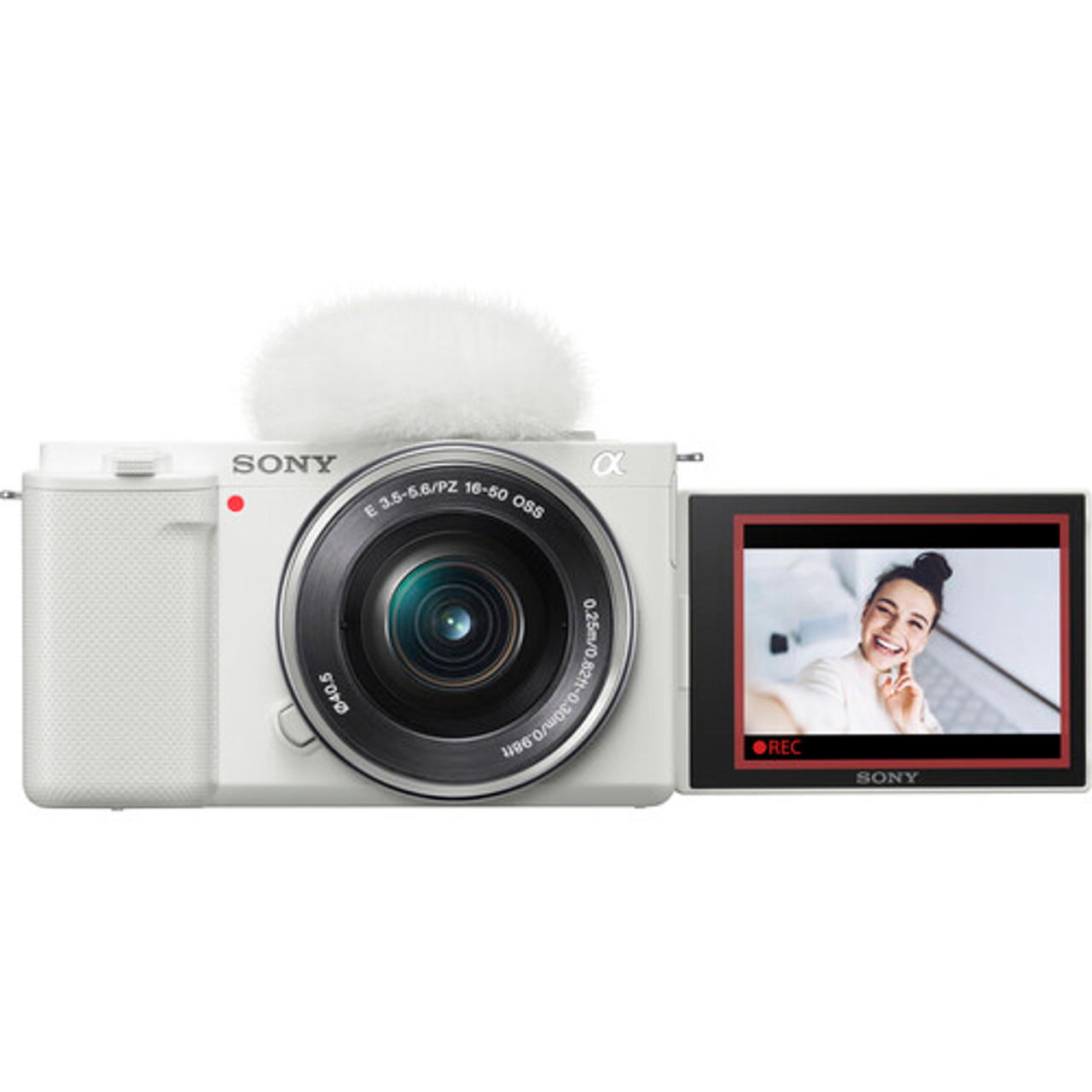 Sony ZV-E10 Mirrorless Camera with 16-50mm Lens - White