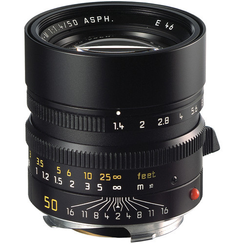 Leica Summilux-M 50mm f/1.4 ASPH. Lens - Black