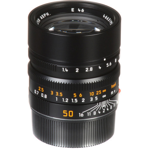Leica Summilux-M 50mm f/1.4 ASPH. Lens - Black