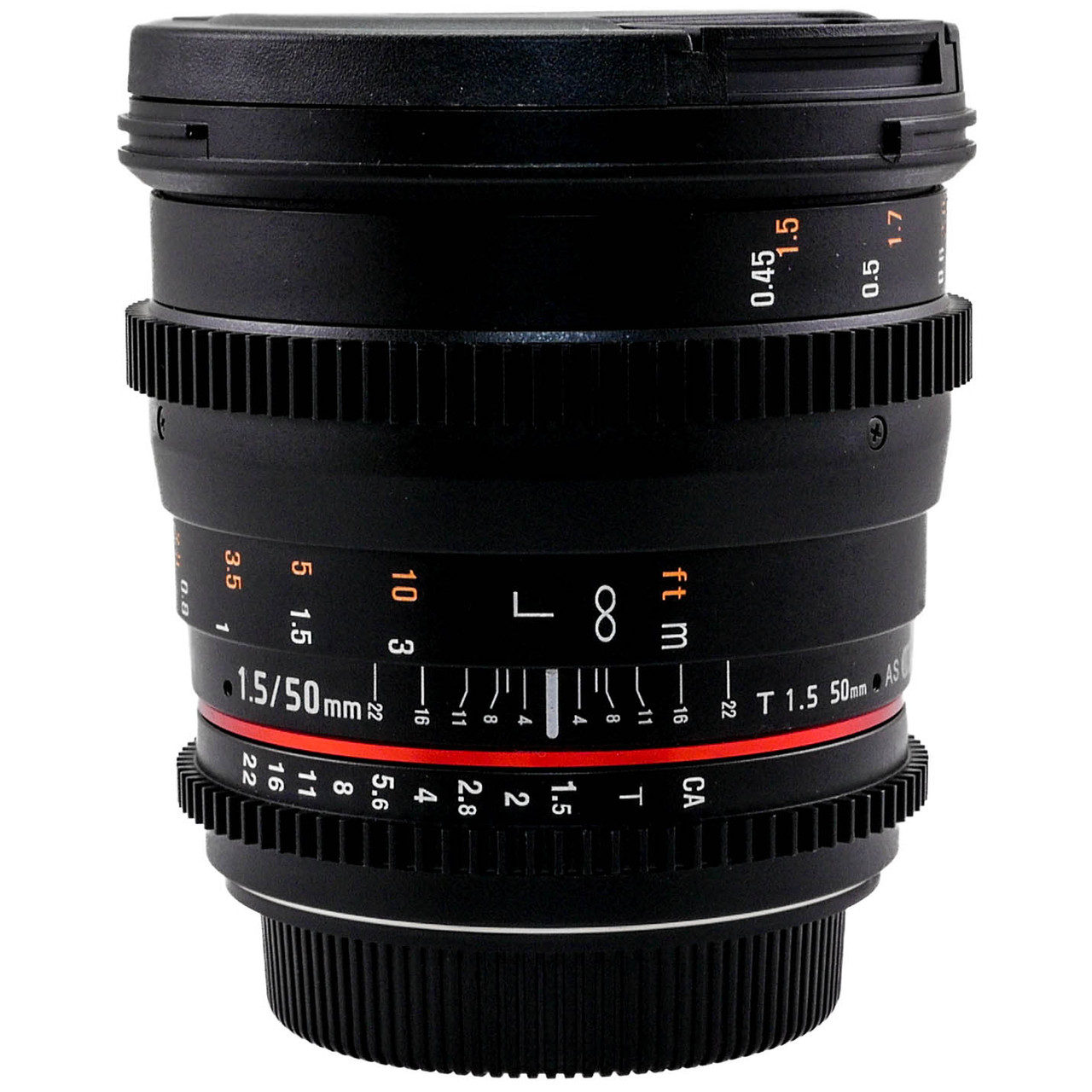 Used Rokinon 50mm T1.5 AS UMC Cine DS Lens for Canon EF Mount