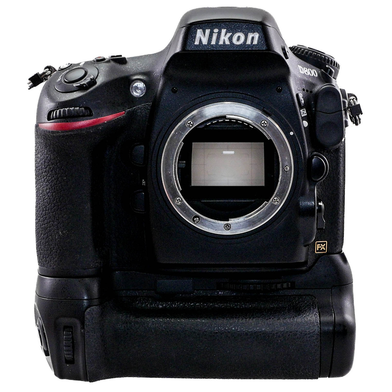 Used Nikon D800 DSLR Camera Body with Vertical Battery Grip (EX) (625413957)