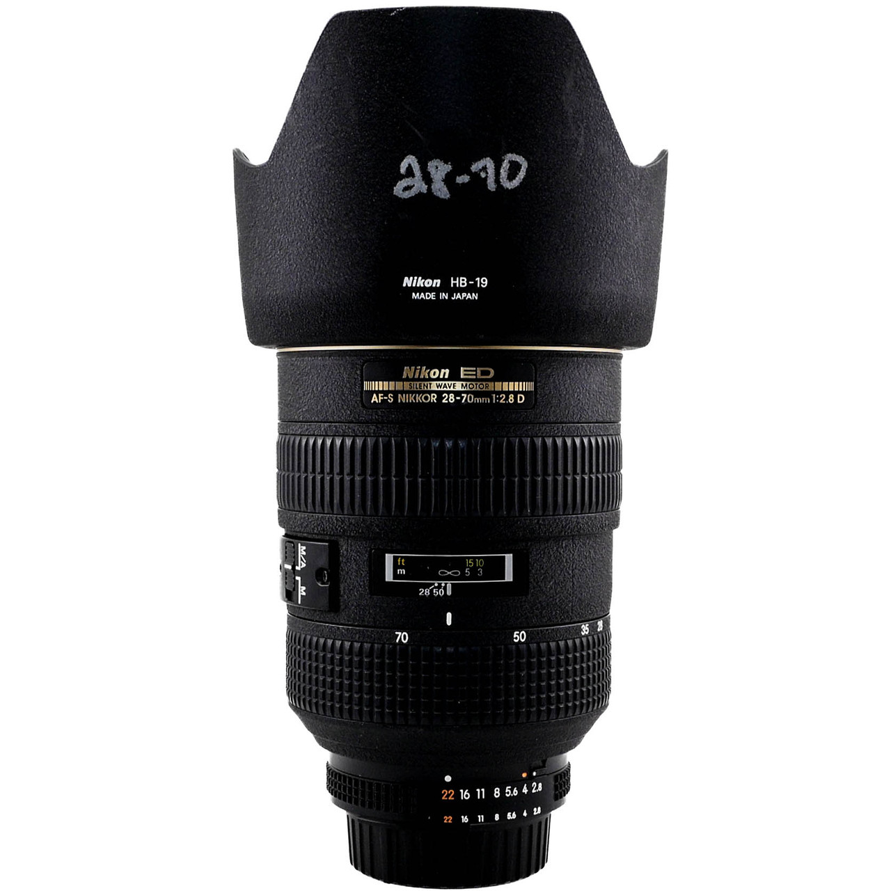 ファッションの Nikon AF S ED 28-70 F2.8 レザーレンズケース付き